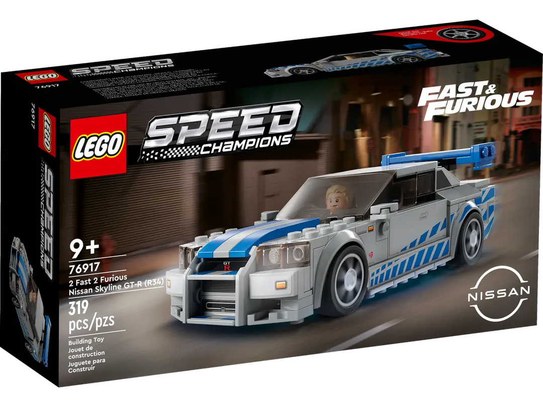 Lego Speed Champions 2 Fast 2 Furious Nissan Skyline GT-R (R34)