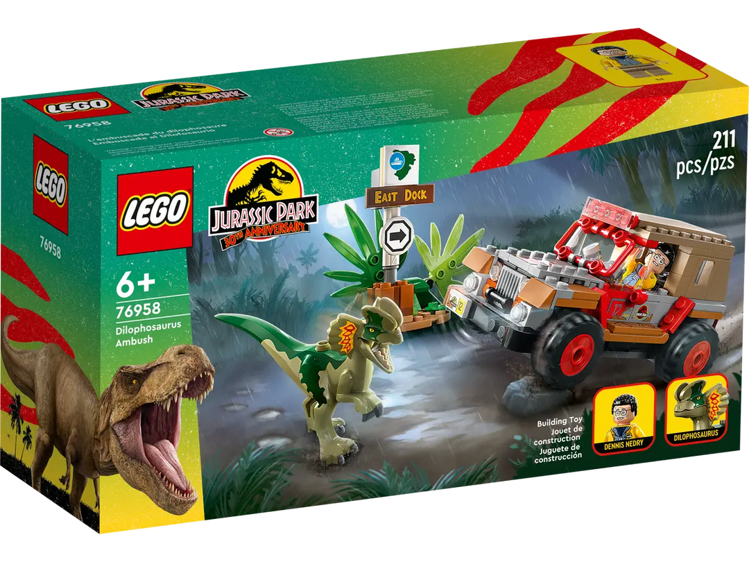 Lego Jurassic World Dilophosaurus Ambush