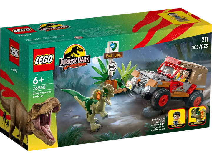 Lego Jurassic World Dilophosaurus Ambush