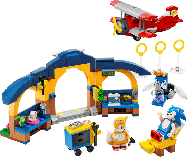 Lego Sonic the Hedgehog Tails' Workshop and Tornado Plane