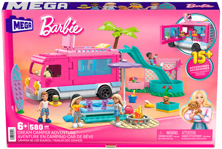 MEGA Barbie Dream Camper Adventure Building Set