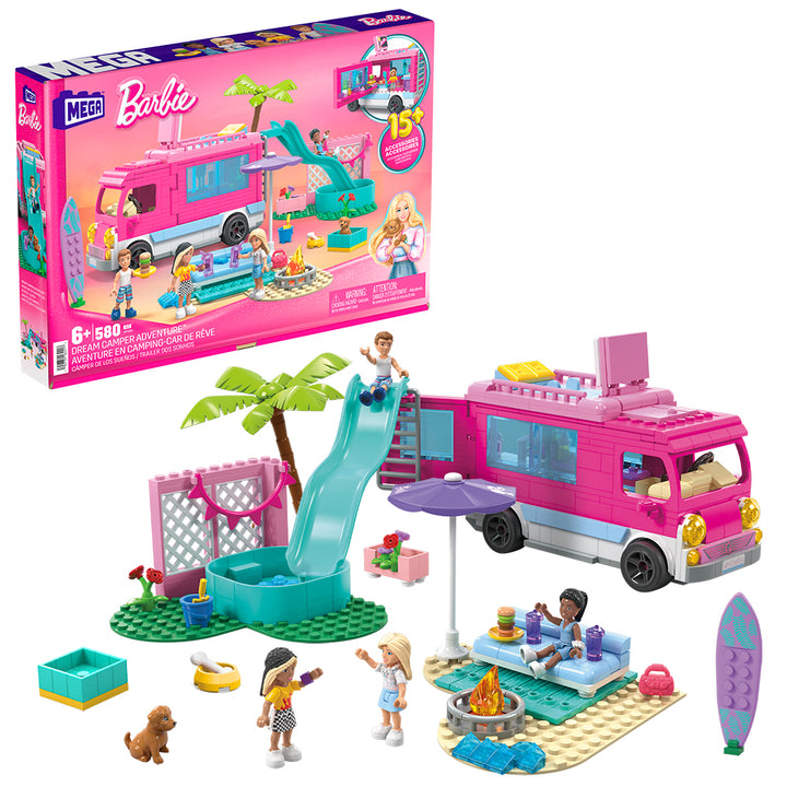 MEGA Barbie Dream Camper Adventure Building Set