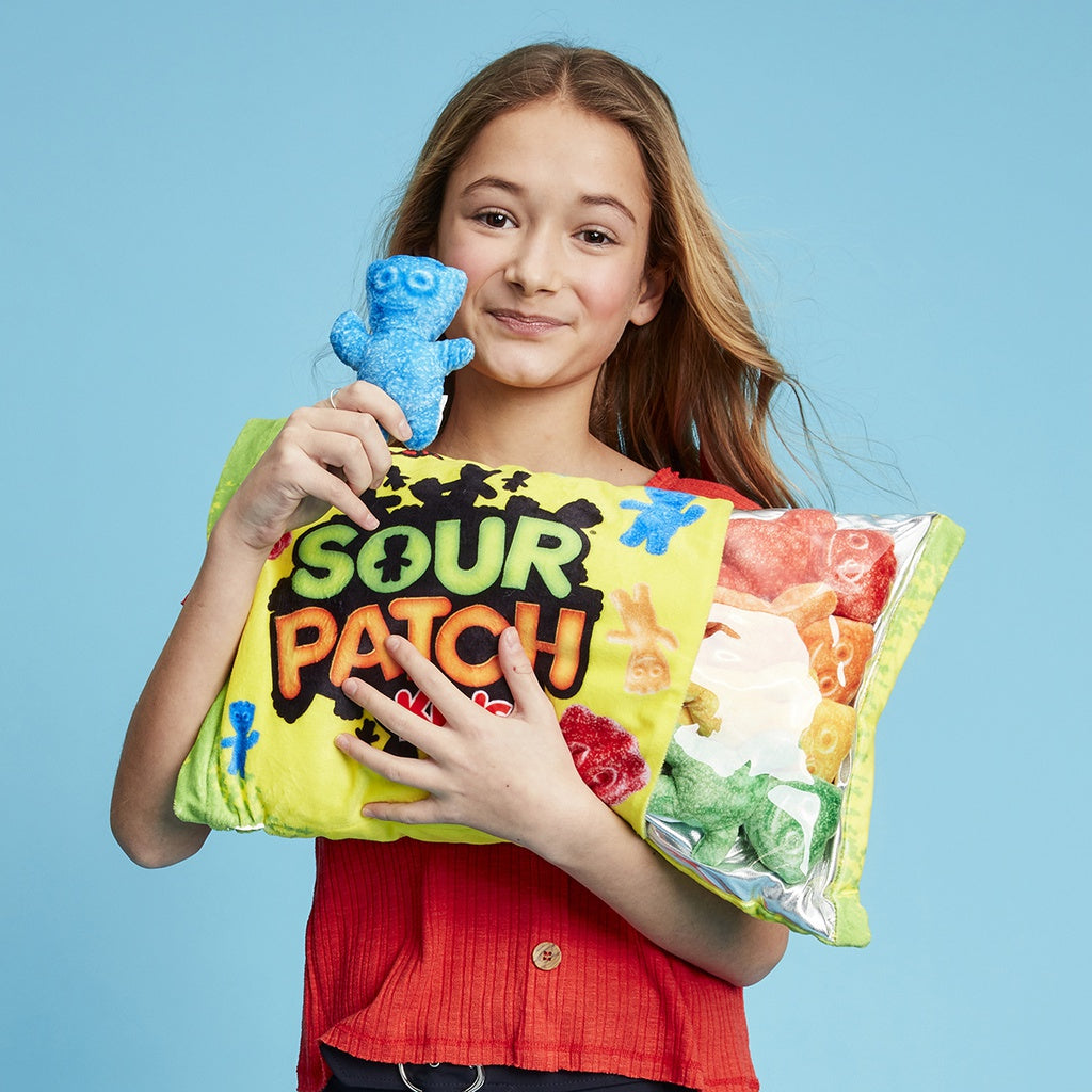 Sour Patch Kids Fleece Pillow