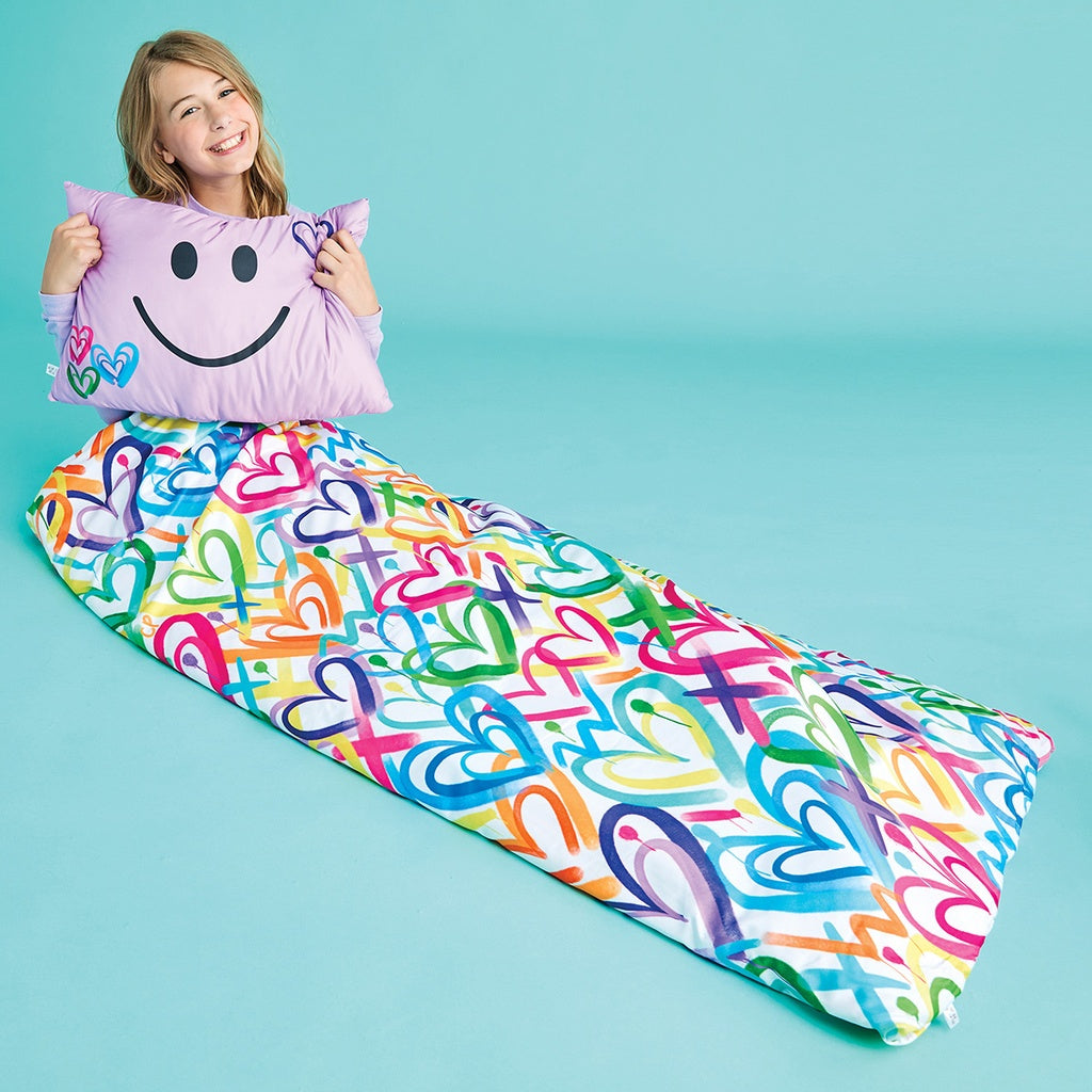 Iscream X Corey Paige Hearts Sleeping Bag Set