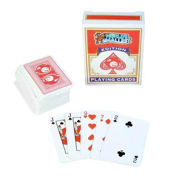 World's Smallest Playing Cards