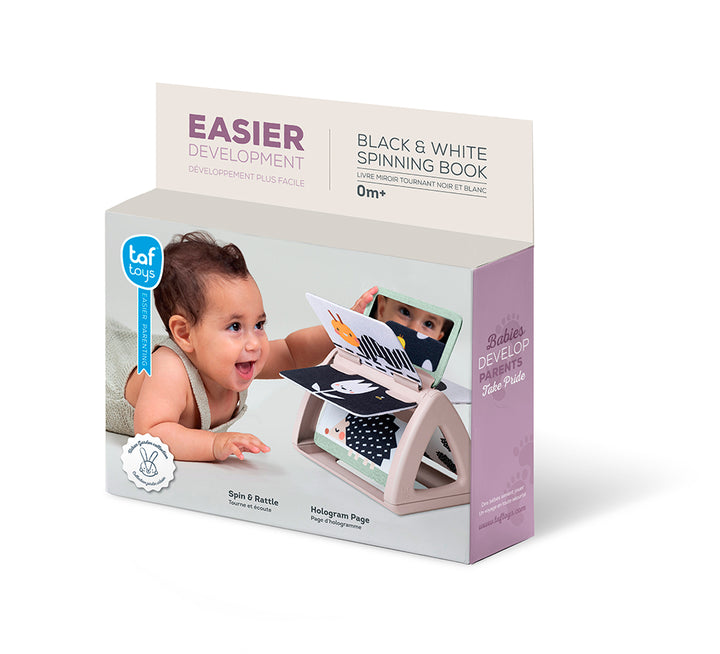 Taf Toys Black & White Spinning Book