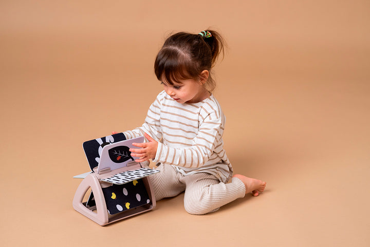 Taf Toys Black & White Spinning Book