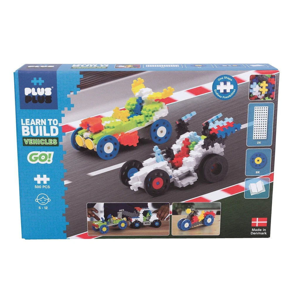 Plus-Plus Learn To Build Vehicles 500pc