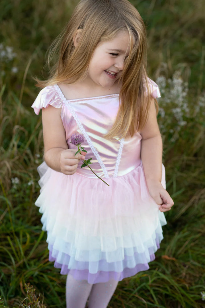 Rainbow Ruffle Tutu Dress, Size 5/6