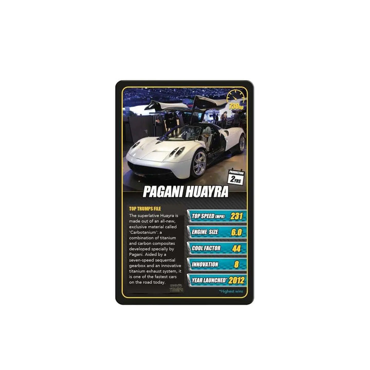 Top Trumps: Sports Cars
