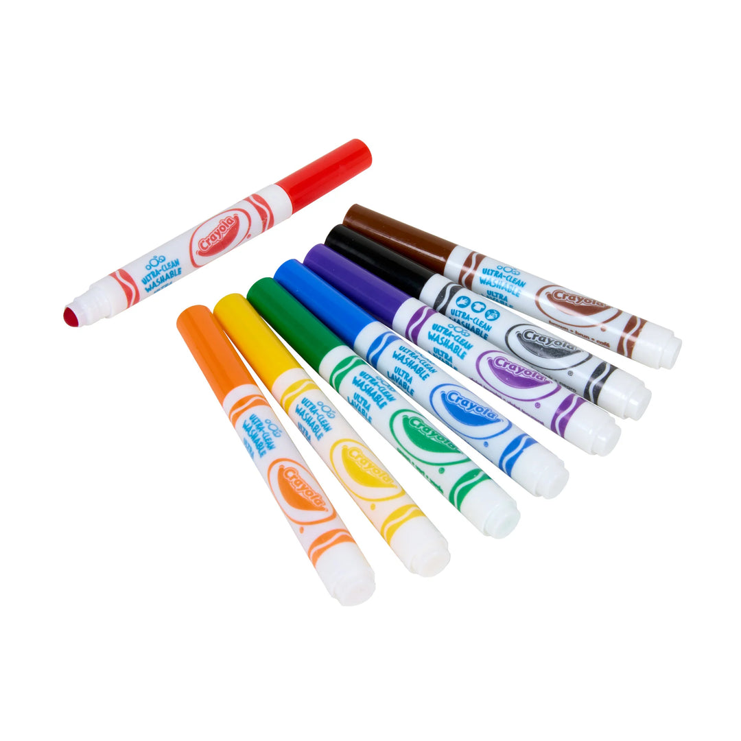 Crayola Ultra-Clean Washable Gumball Tip Markers 8 Pack
