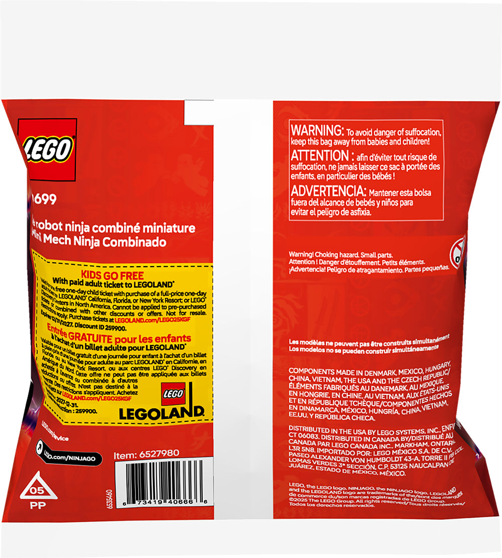 Lego Ninjago Mini Ninja Combo Mech