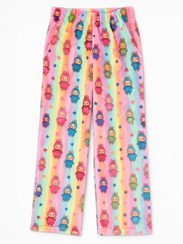 Preppy Goose Fuzzy Doll Loungewear Pant