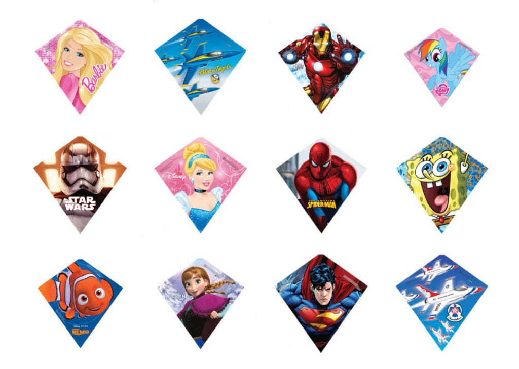 Sky Diamond 23" Licensed Poly Diamond Kite Assorted