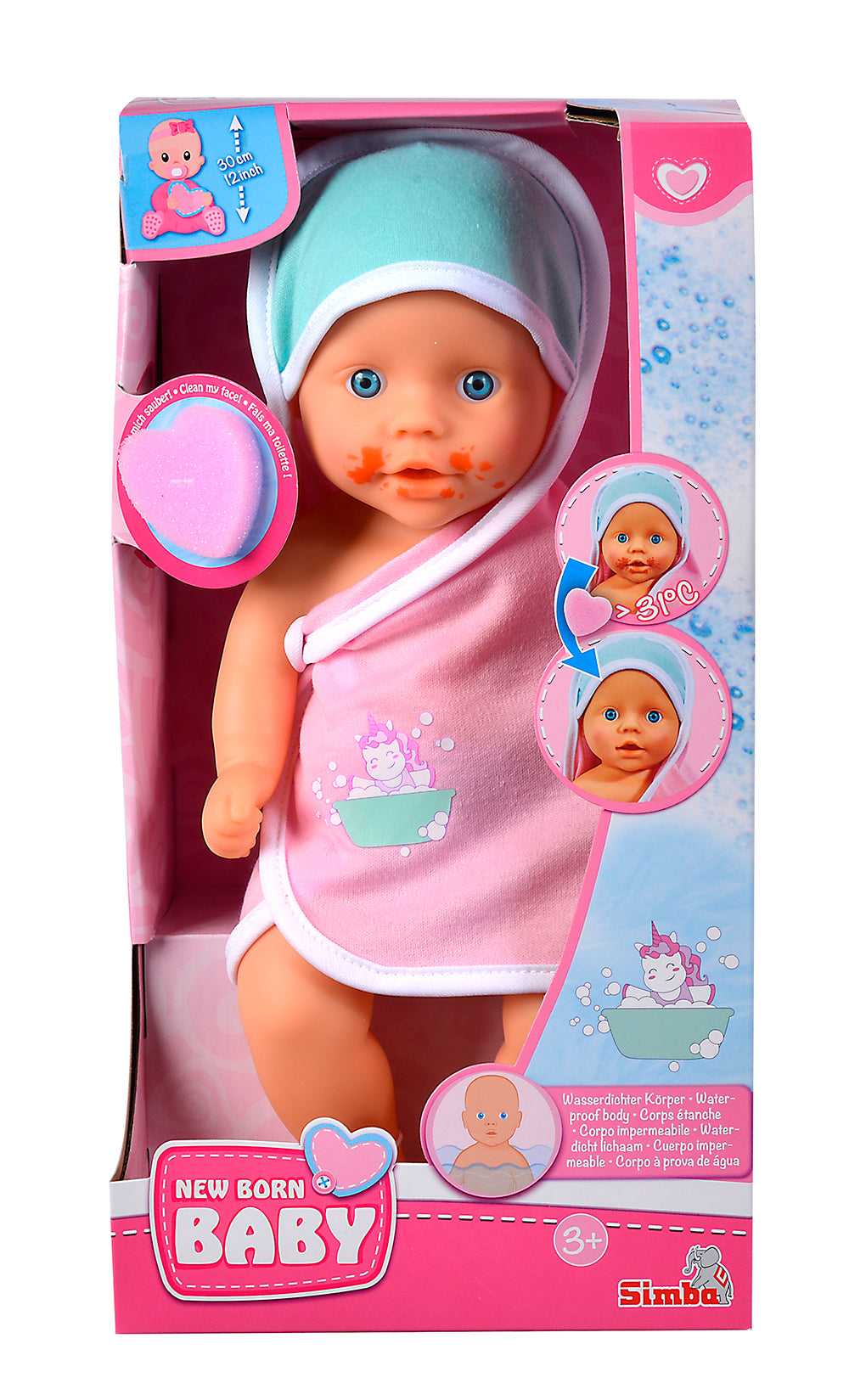 New Born Baby Bath Time Doll