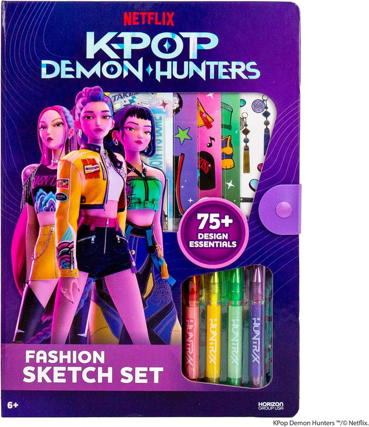 KPop Demon Hunters Fashion Sketch Set