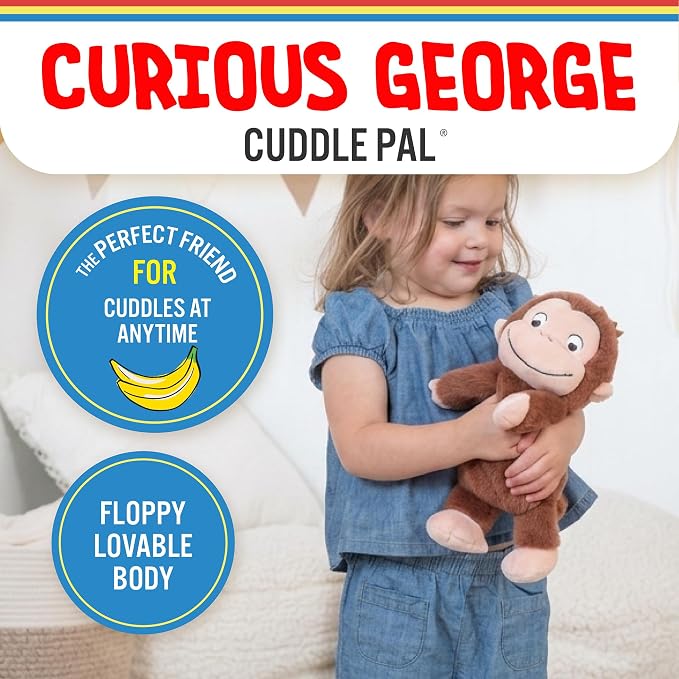 Curious George Cuddle Pal 13"