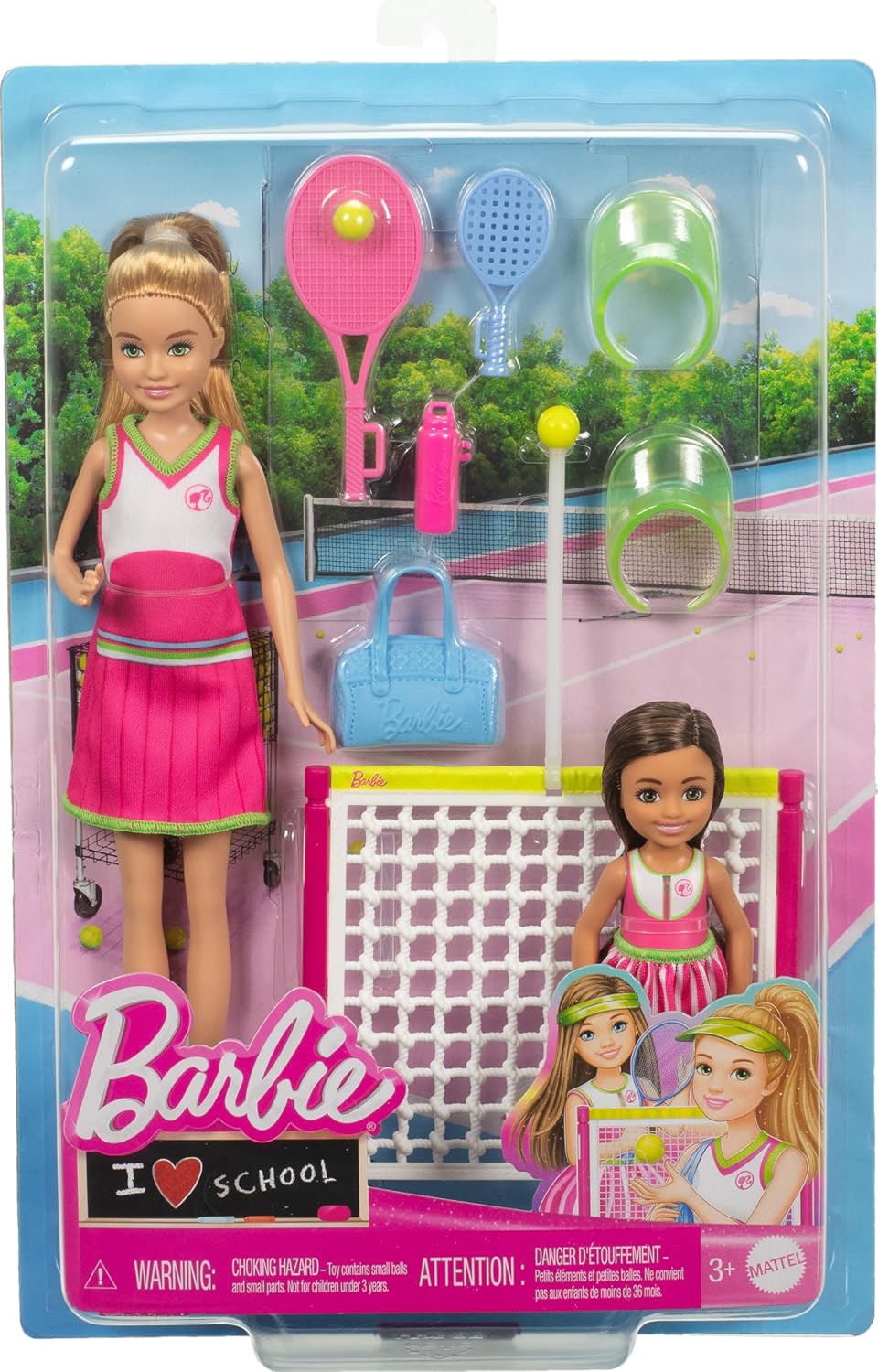 Barbie Stacie &amp; Chelsea Tennis Playset