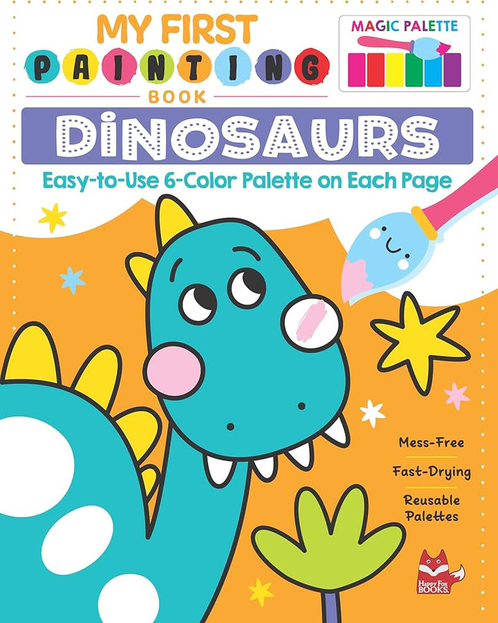 My First Painting Book: Dinosaurs