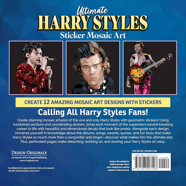 Ultimate Harry Styles Sticker Mosaic Art