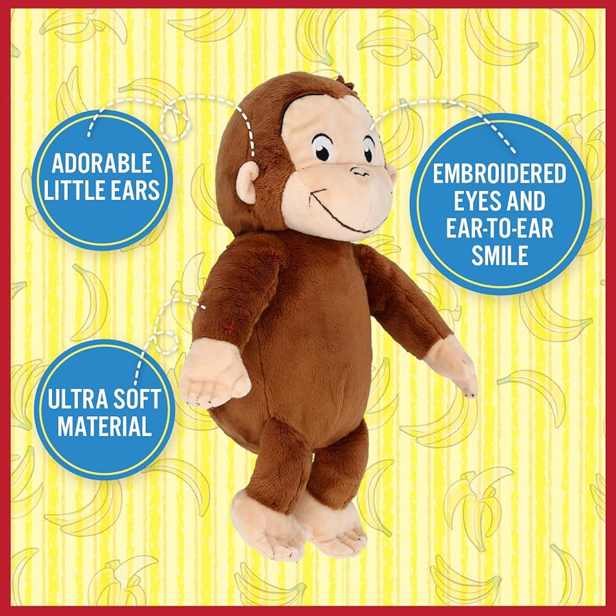 Curious George 8 Inch Plush