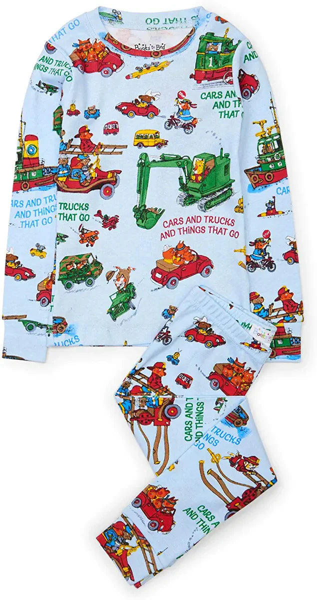 Cars and Trucks and Things that Go Book and Pajama Set Cars and Trucks and Things that Go Book and Pajama Set