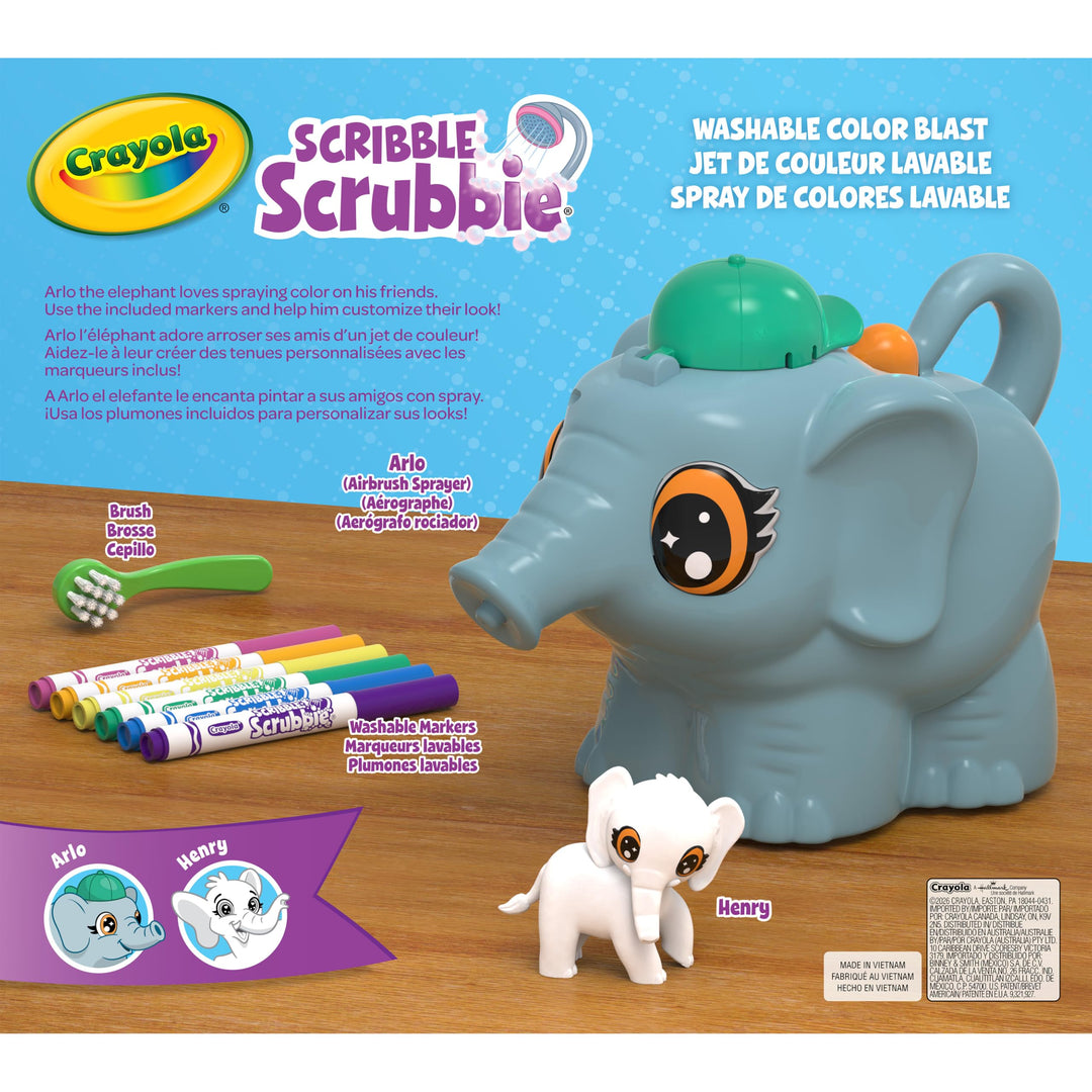 Crayola Scribble Scrubbie Colour Blast Airbrush Set