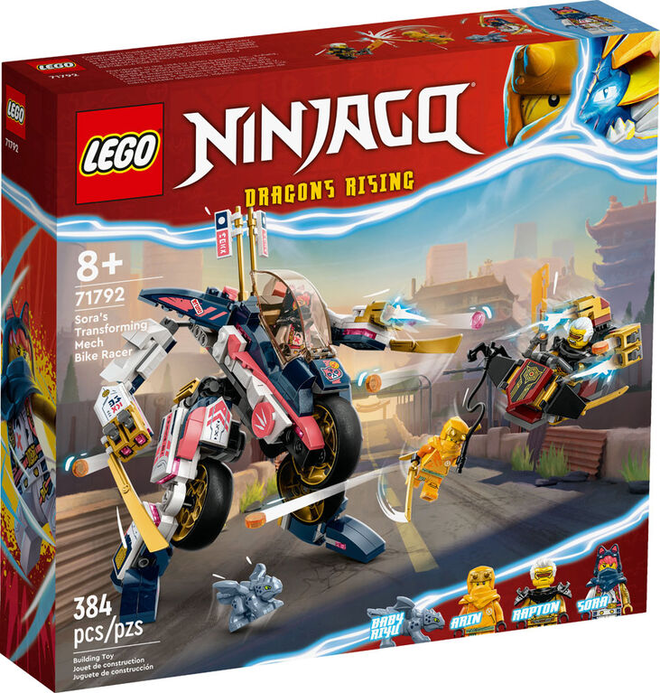 Lego Ninjago Sora's Transforming Mech Bike Racer