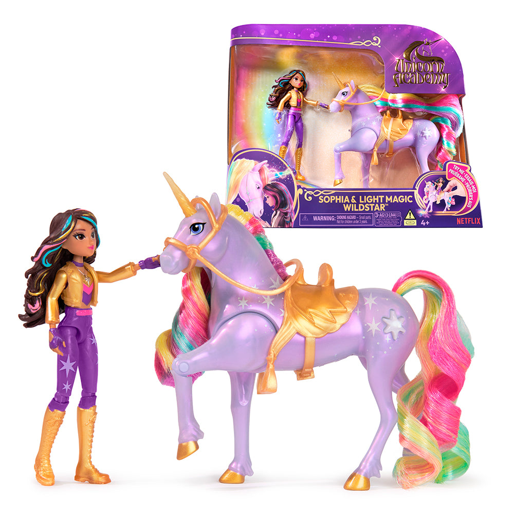 Unicorn Academy Small Doll Sophia & Light Magic Wildstar