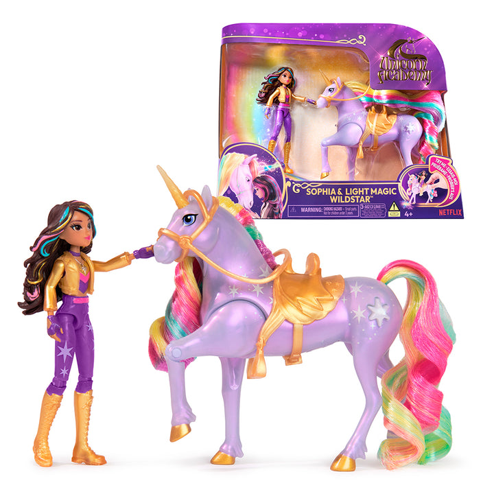 Unicorn Academy Small Doll Sophia & Light Magic Wildstar