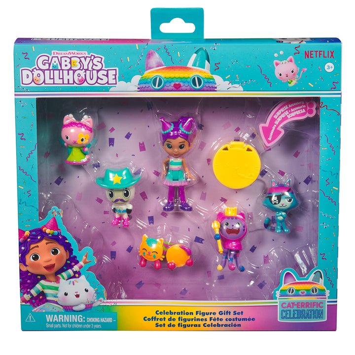 Gabby's Dollhouse Celebration 6 Figure Gift Set