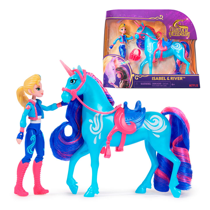 Unicorn Academy Small Doll W/ Unicorn Assortment