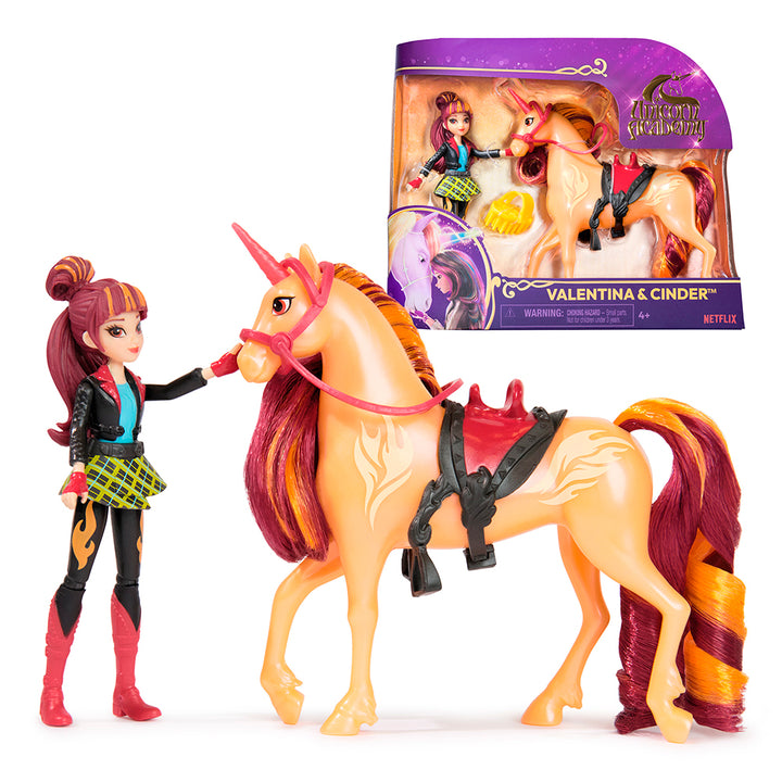 Unicorn Academy Small Doll W/ Unicorn Assortment