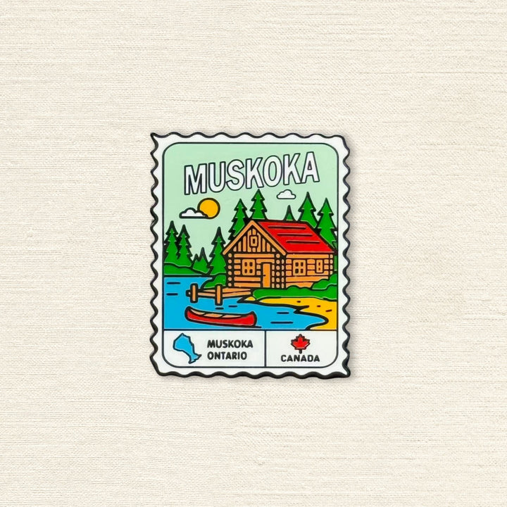 Muskoka Enamel Pin