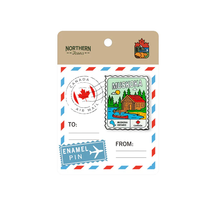 Muskoka Enamel Pin