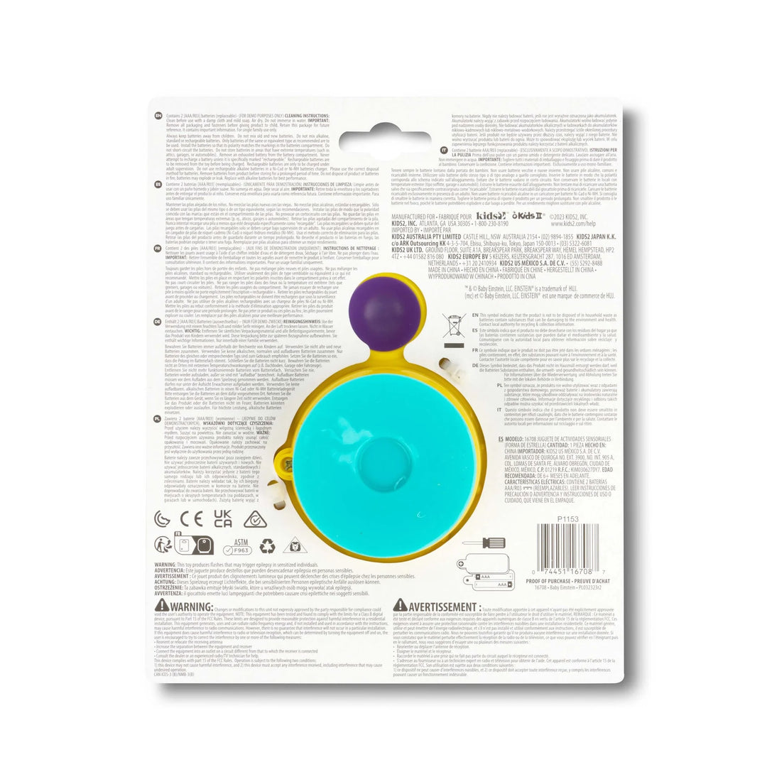 Baby Einstein Pop & Glow Starfish Suction Cup Toy