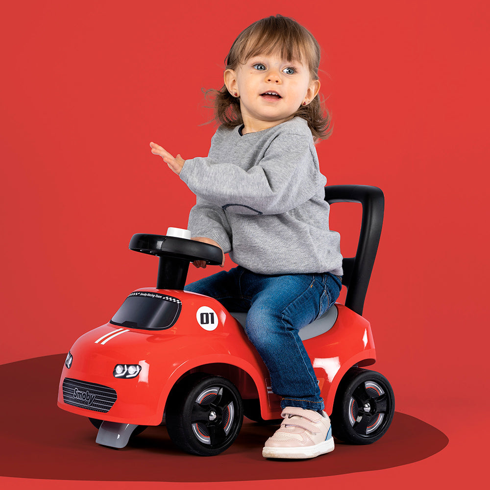 2-in-1 Auto Red Ride-On
