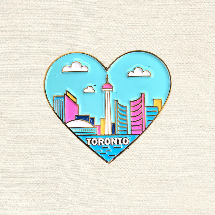 Toronto Heart Skyline Enamel Pin