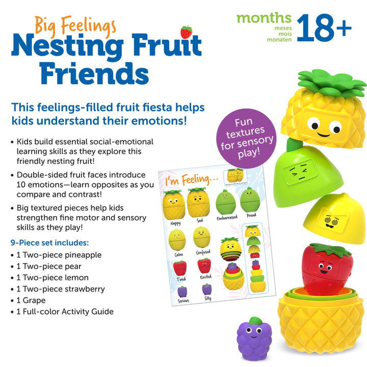 Big Feelings Nesting Fruit Friends