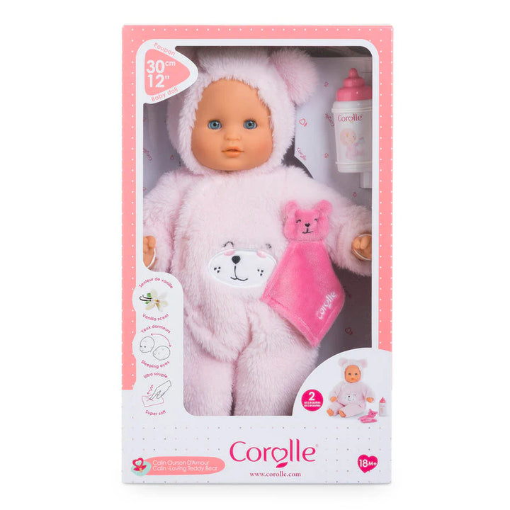 Corolle Bébé Calin Loving Teddy Bear 12" Doll