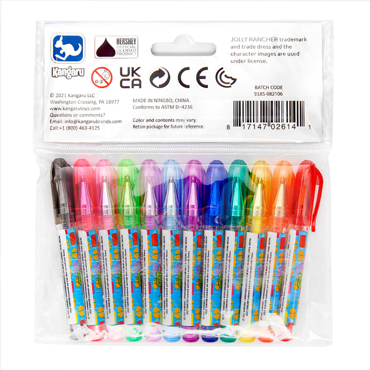 Jolly Rancher Scented Mini Gel Pens 12ct