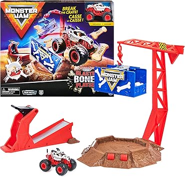 Monster Jam Blastin' Bones Playset (1/64th Scale)