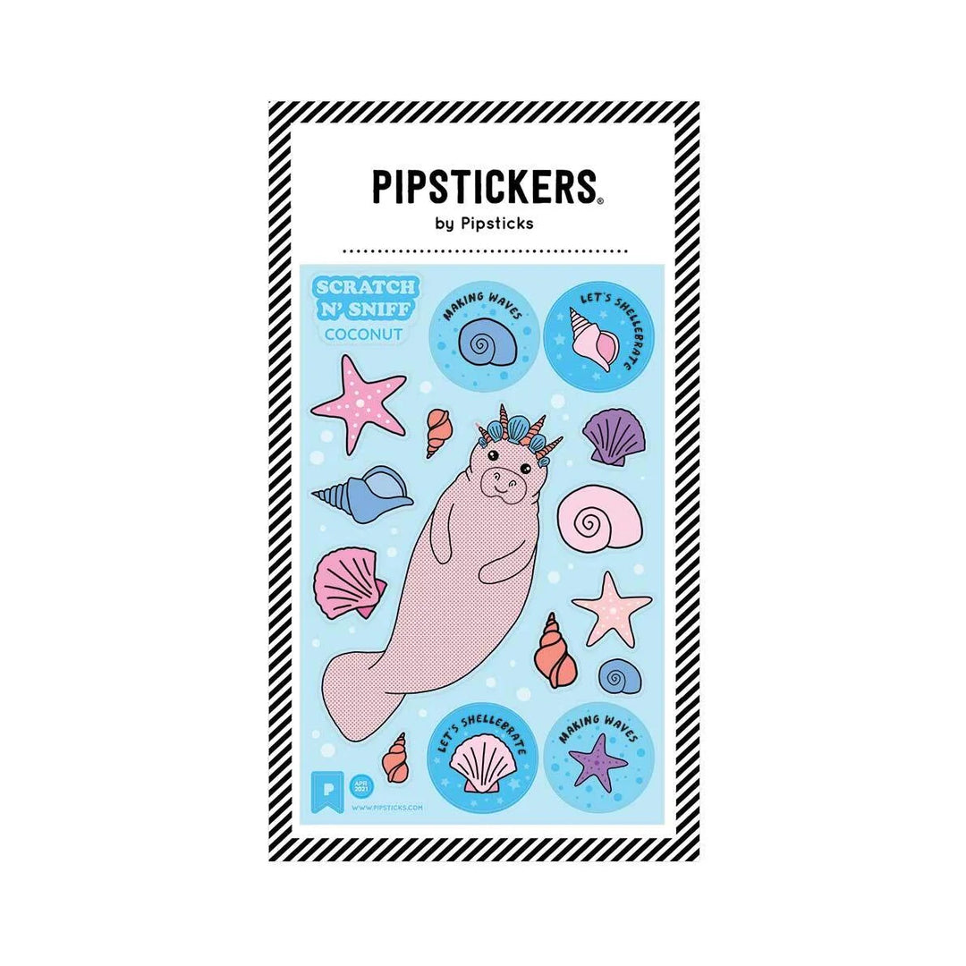 Pipstickers Queen Manatee Scratch n Sniff Stickers