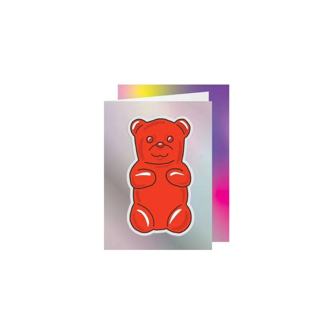 Big Puffy Gummy Bear Greeting Card