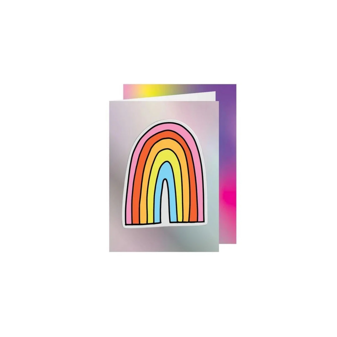 Big Puffy Rainbow Greeting Card