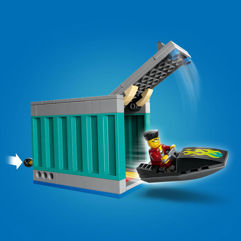 Lego City Police Speedboat & Crooks' Hideout