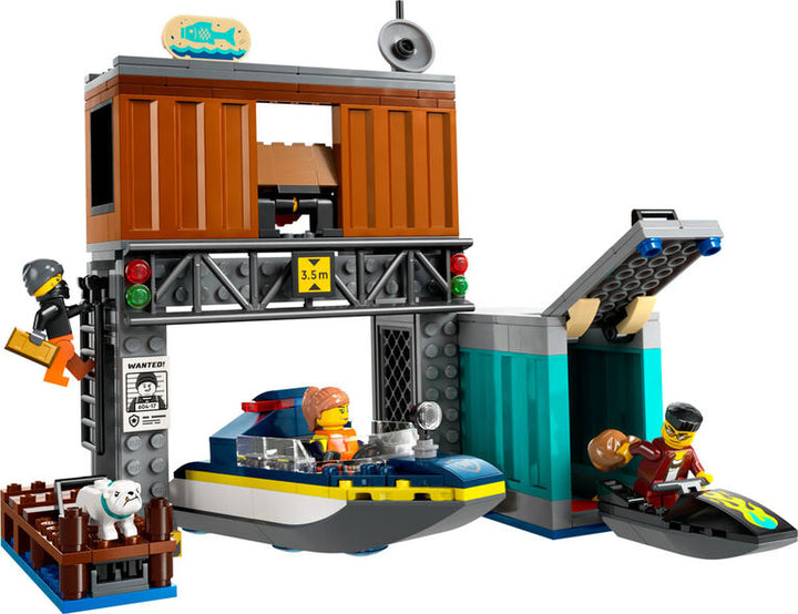 Lego City Police Speedboat & Crooks' Hideout