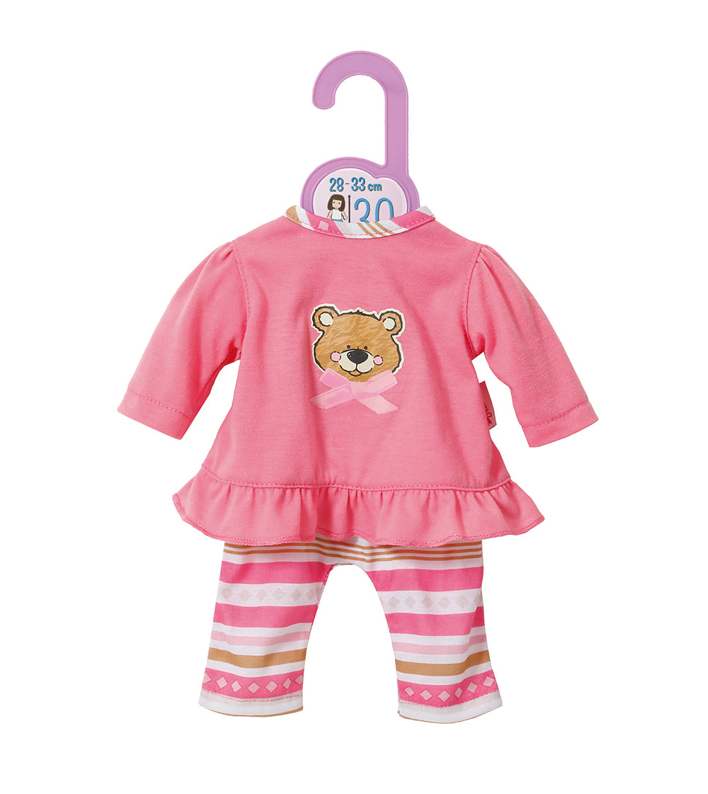 Dolly Moda Pyjama Bear 2 Piece Set  For 12" Dolls
