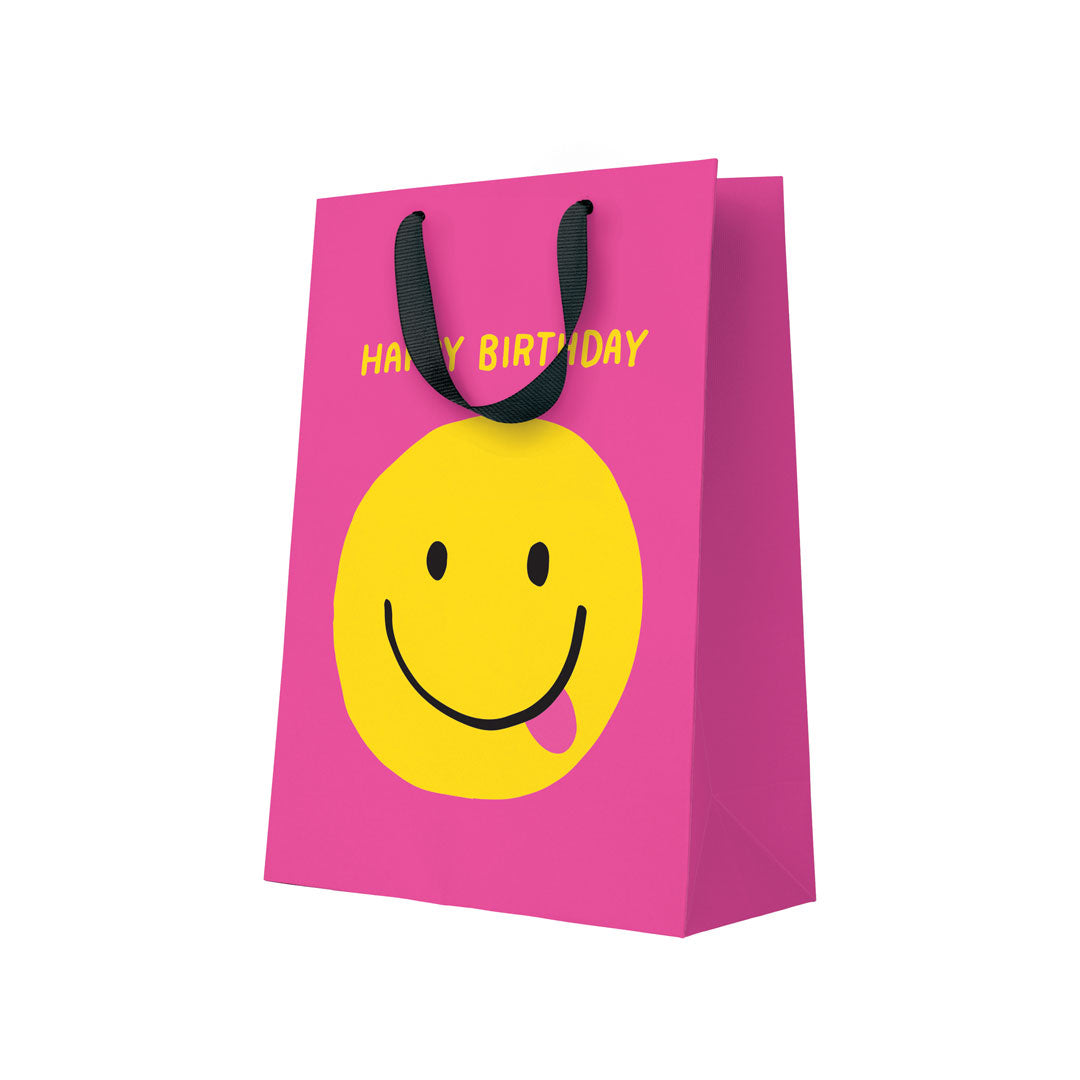 Birthday Smiley Large Gift Bag