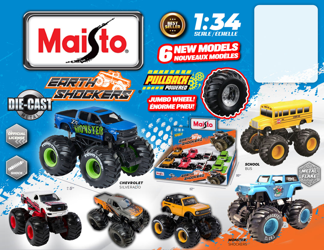 Maisto Earth Shockers 4.5" Assortment